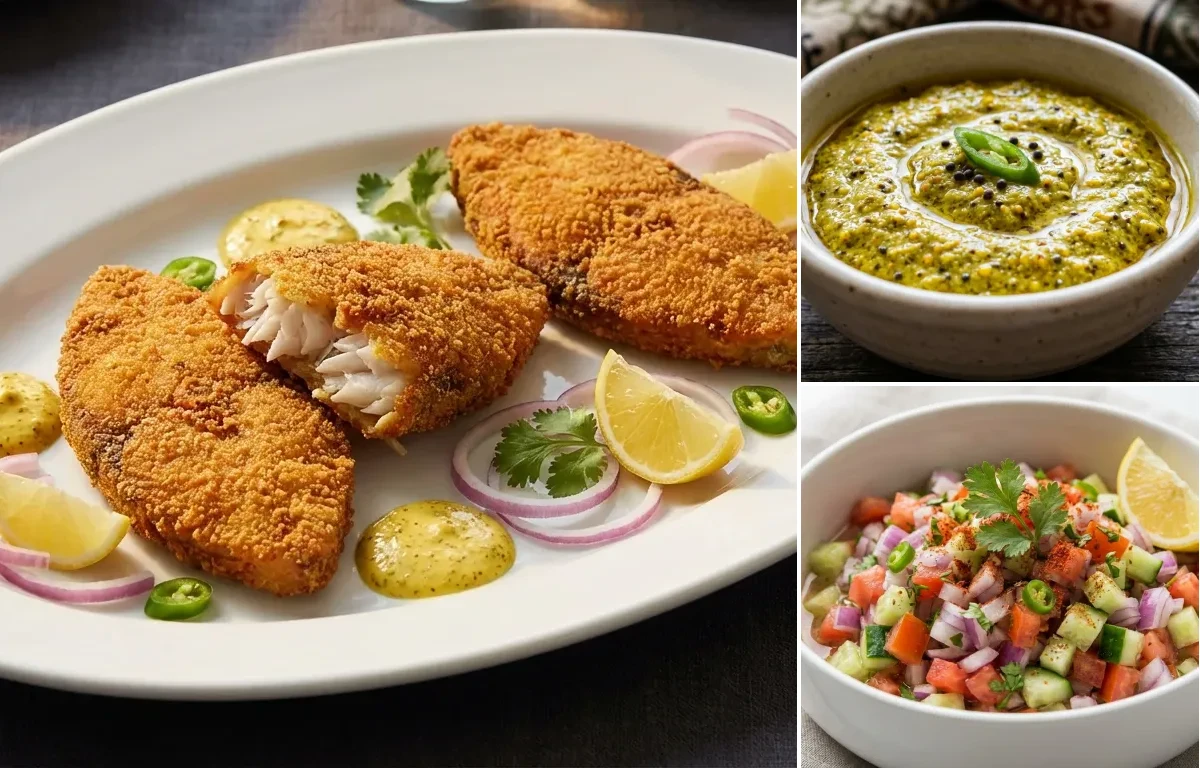 Bengali Fish Fry with Bengali Kasundi