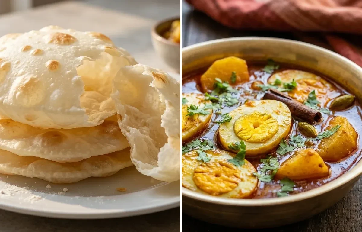 Bengali Luchi with Hanser Dimer Dalna