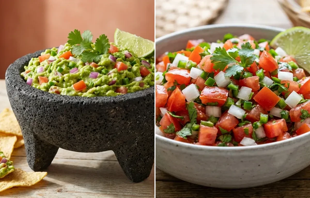 Black Bean Fajitas with Whole Wheat Tortillas, Guacamole and Pico De Gallo