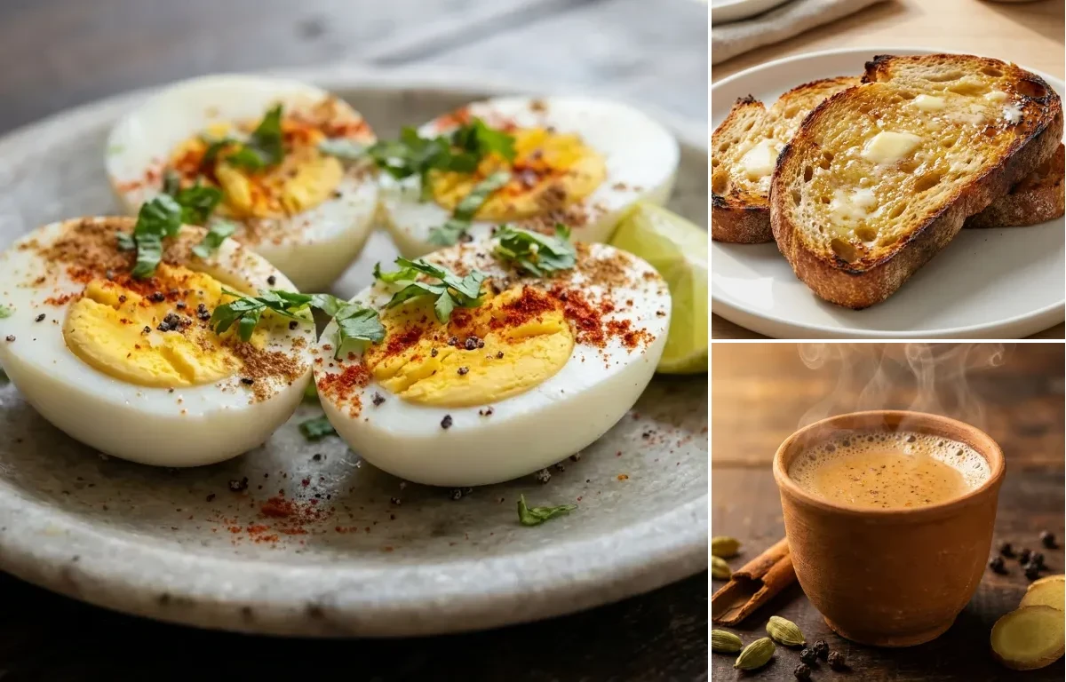 Boiled Eggs with Butter Toast