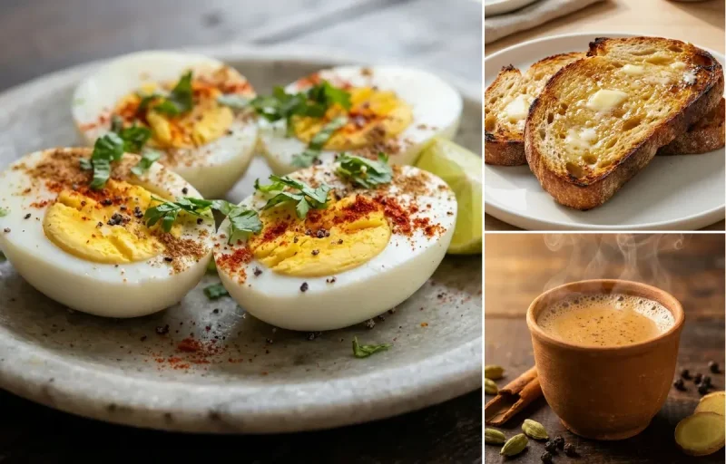 Boiled Eggs with Butter Toast