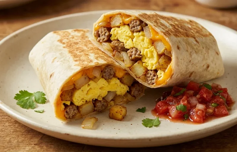 Breakfast Burrito Quick Minute Dinners