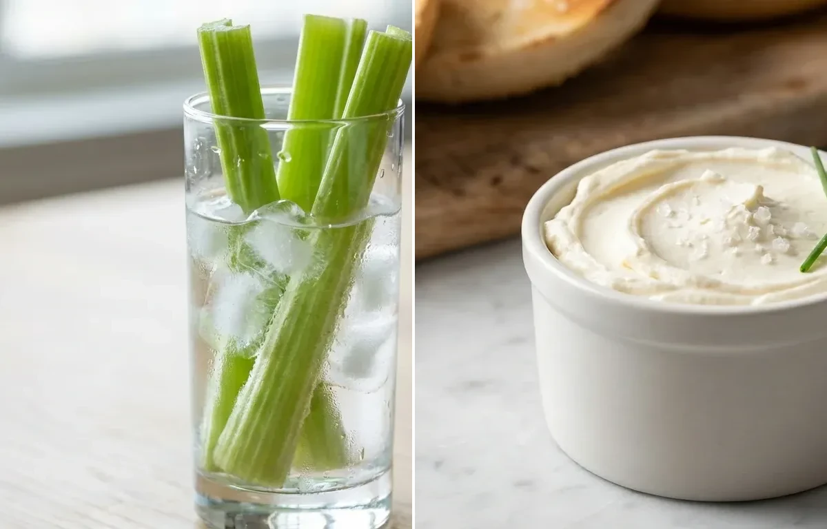 Celery Sticks with Cream Cheese