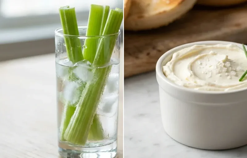 Celery Sticks with Cream Cheese
