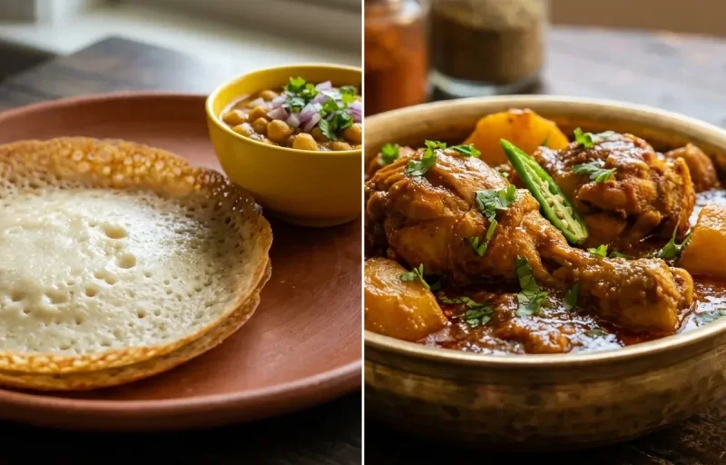 Chakuli Pitha with Kukuda Kassa