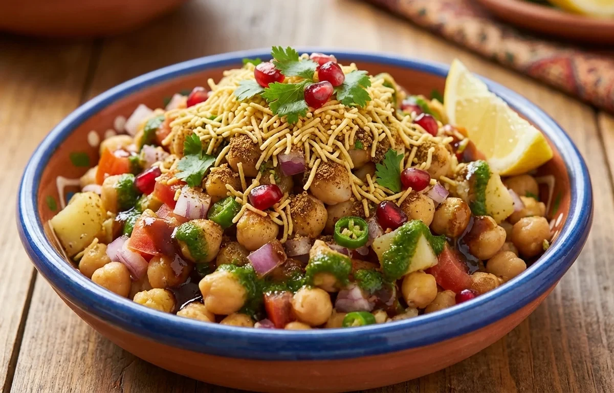 Chana Chaat with Banana