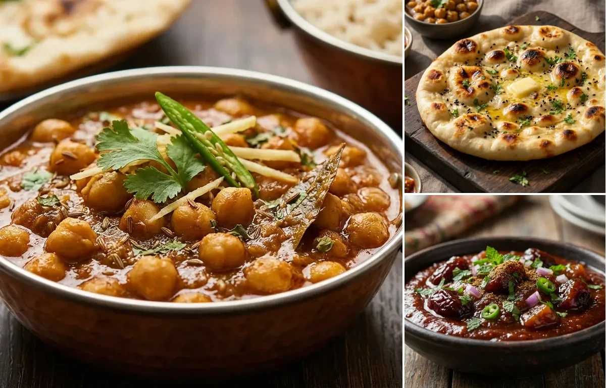 Kulcha with Amritsari Chutney