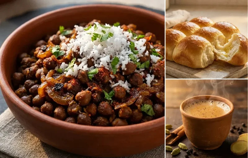 Chanyachi Bhaji with Ladi Pav