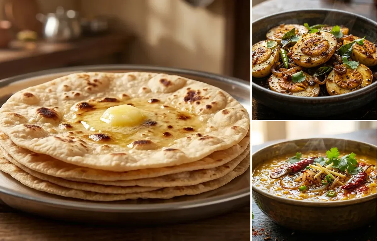 Pepper Egg Fry with Dal Tadka