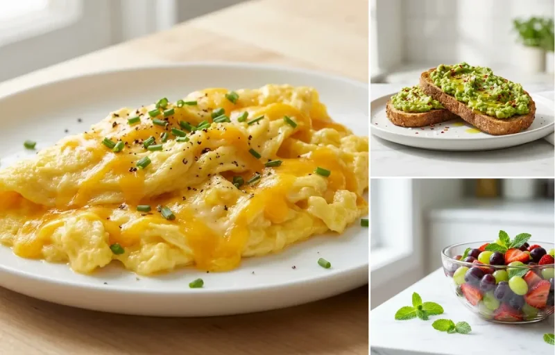 Cheesy Scrambled Eggs