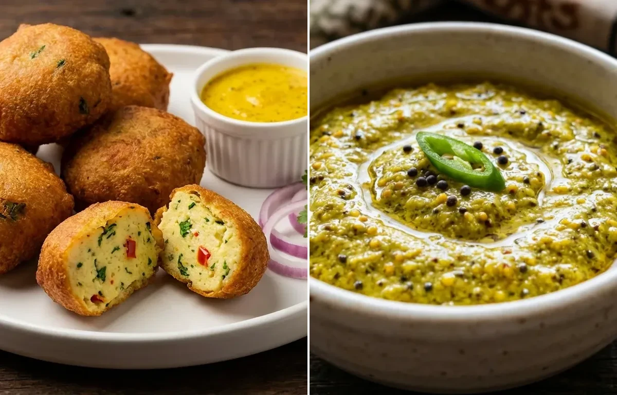Chhanar Chop with Bengali Kasundi