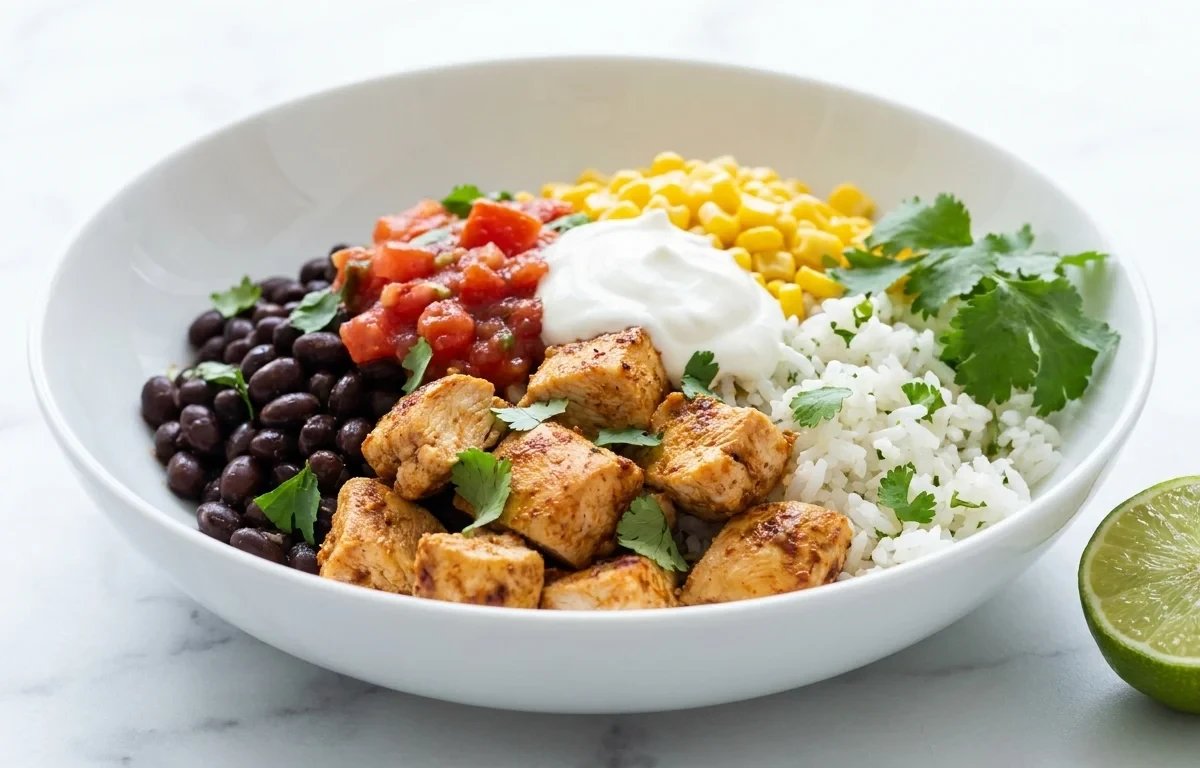 Chicken Burrito Bowl Teen Athlete