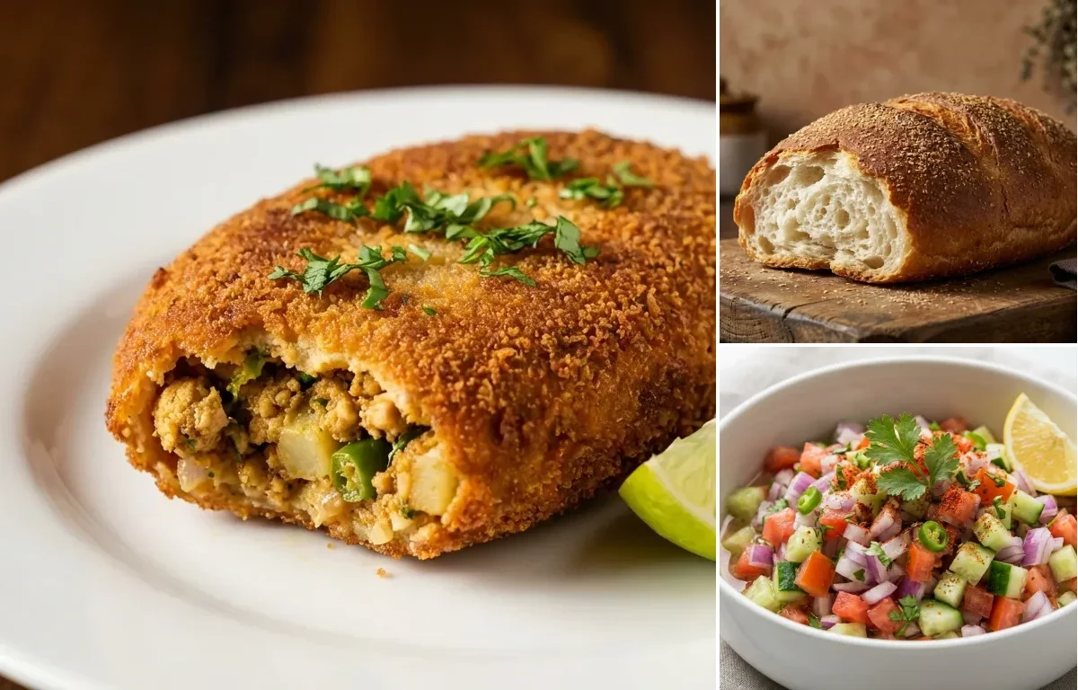 Chicken Cutlet with Pauruti