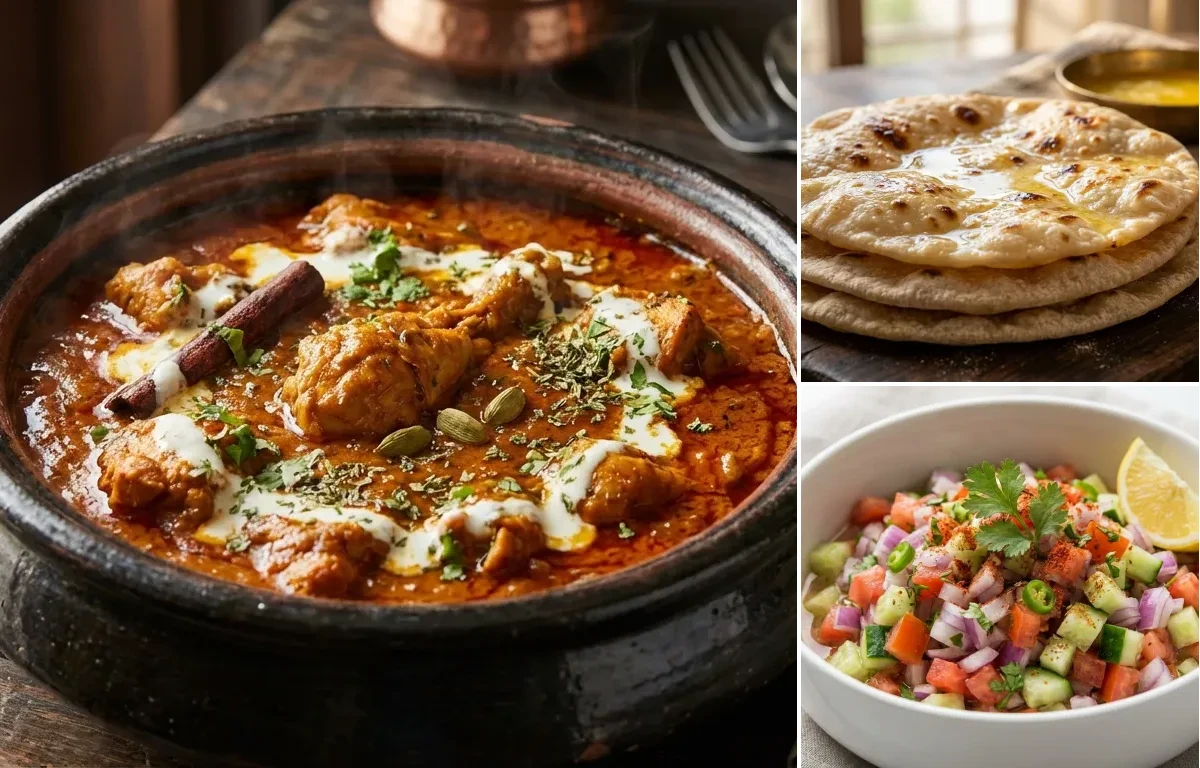 Chicken Handi with Chapati