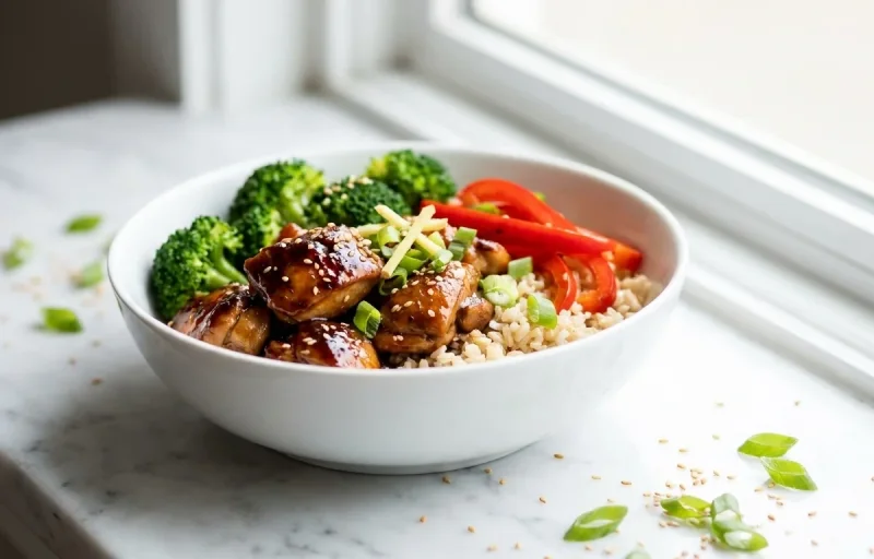 Chicken Rice Bowl with Vegetables