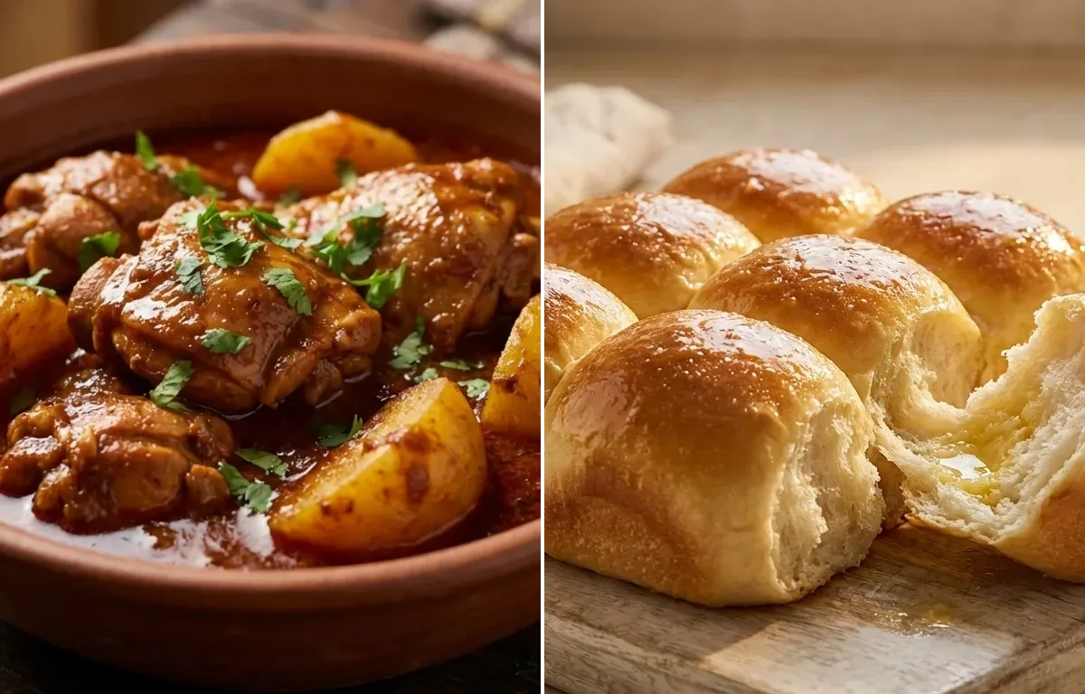 Chicken Vindaloo with Ladi Pav