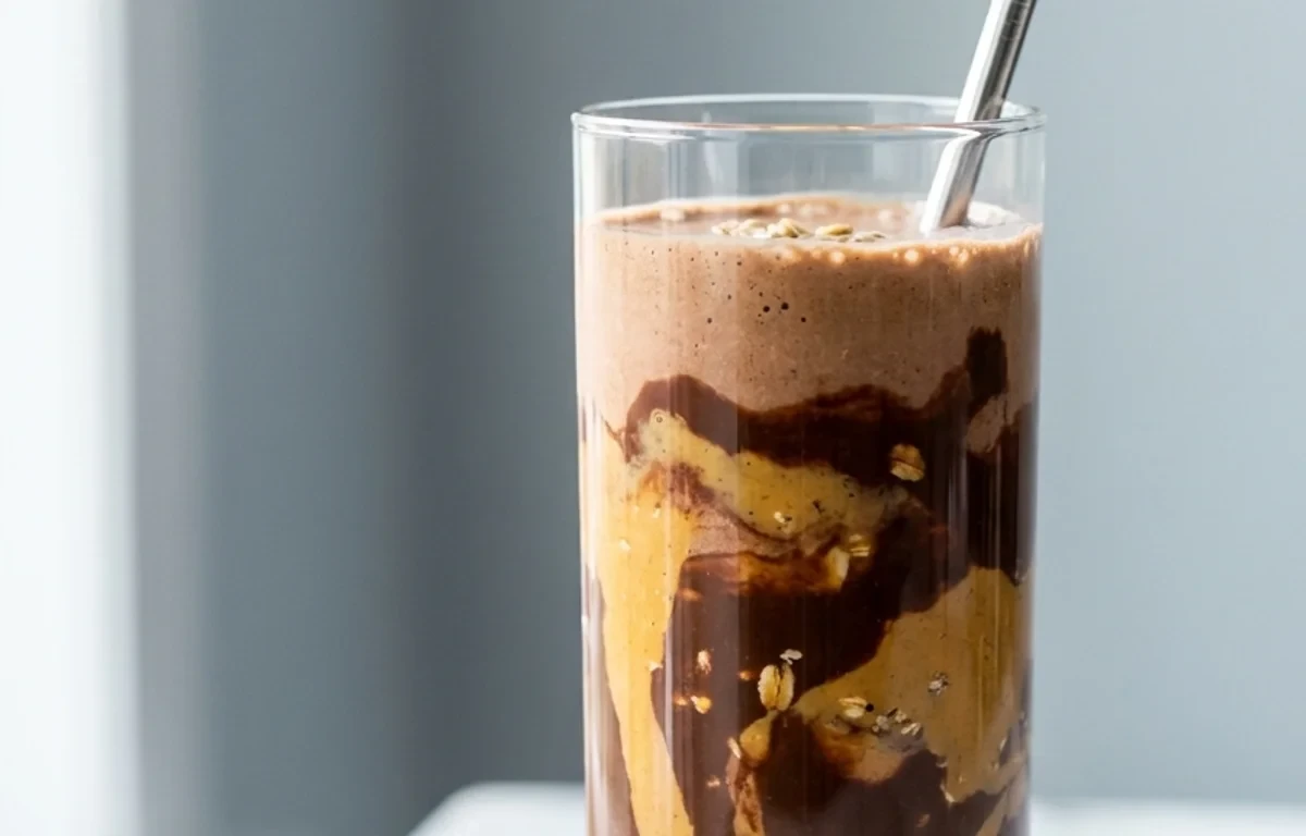 Chocolate Peanut Butter Protein Shake High Protein
