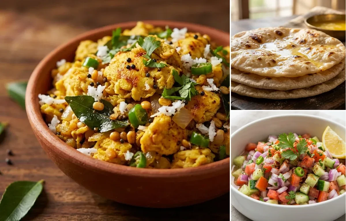 Coconut Egg Fry with Chapati