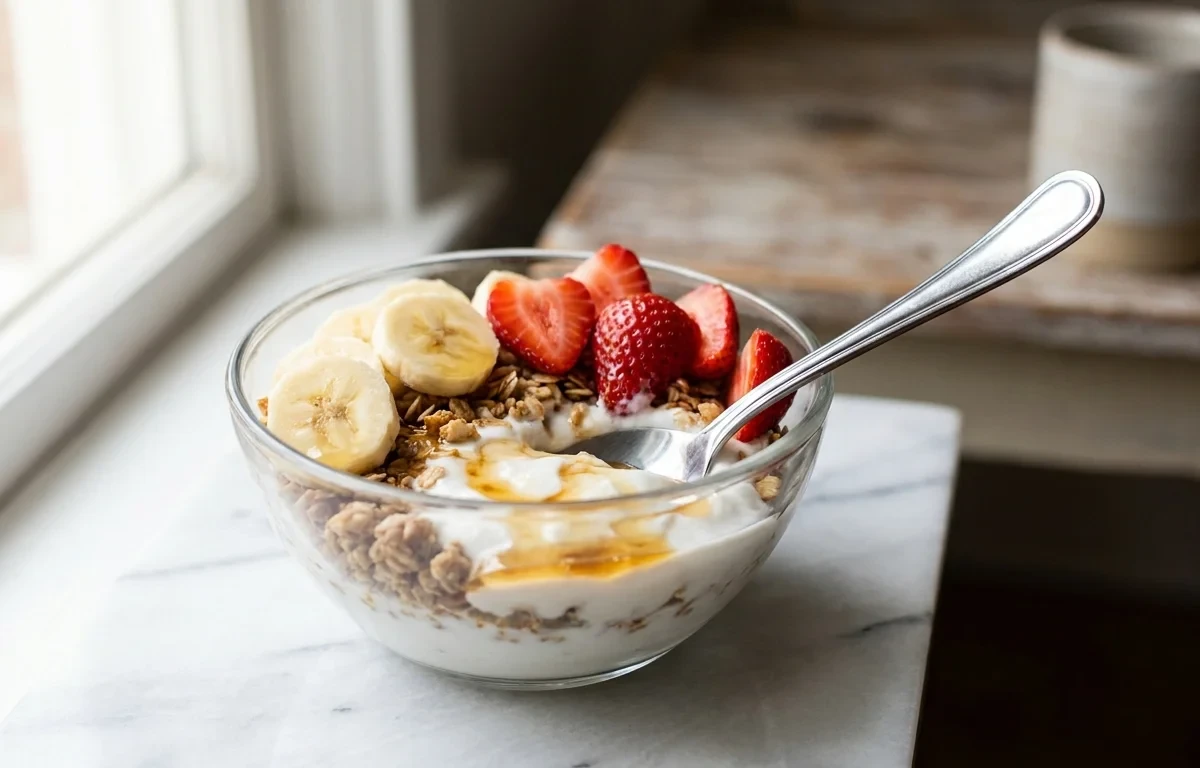 Coconut Yogurt with Fruit and Granola