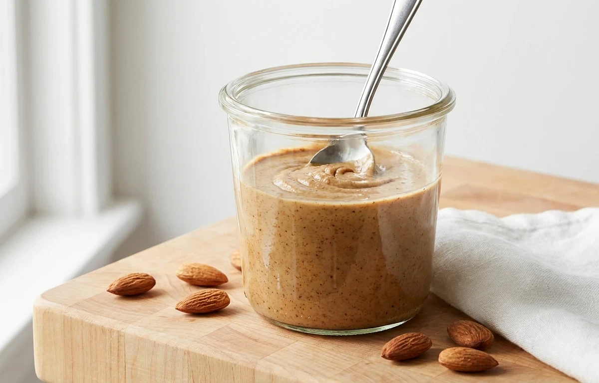 Crisp Apple Slices with Unsalted Almond Butter