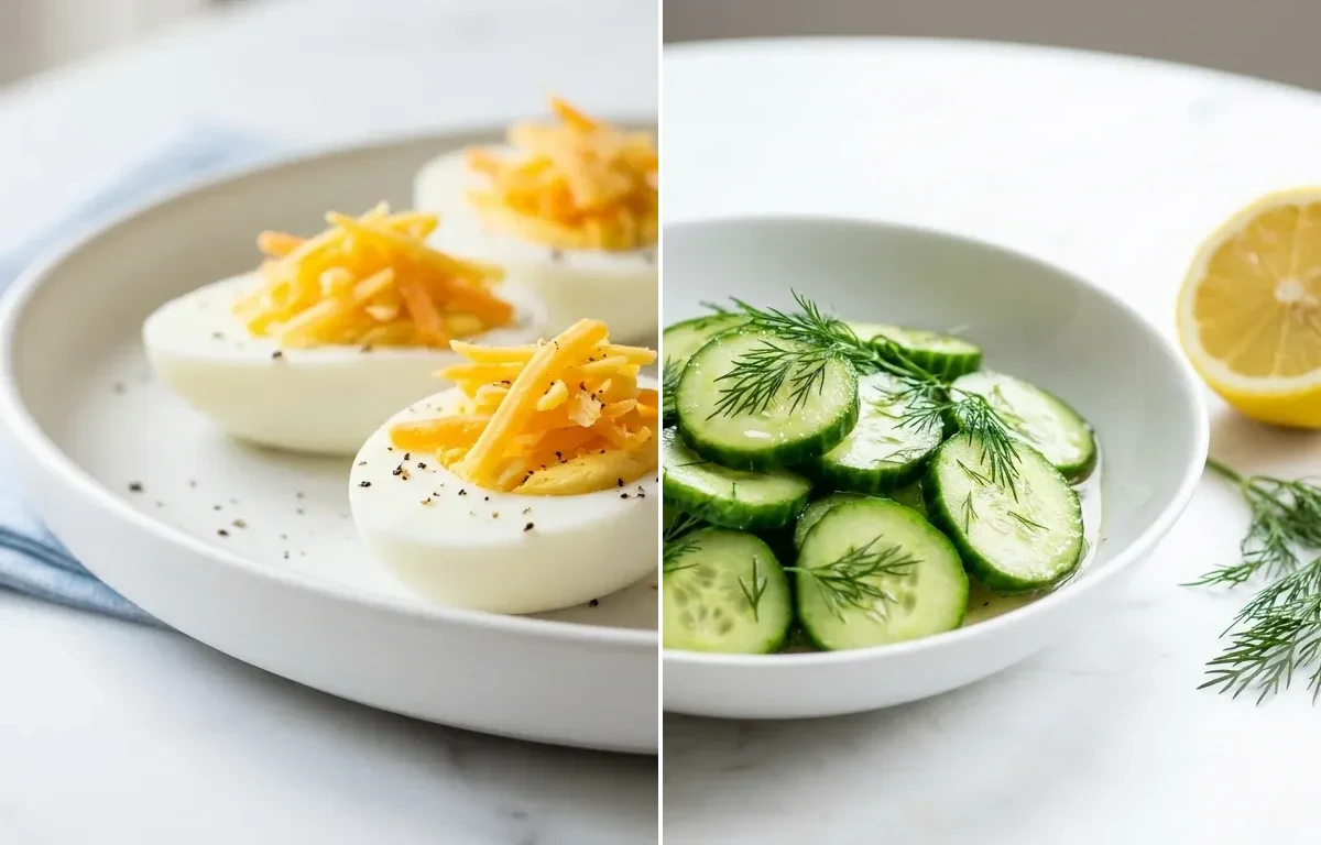 Cucumber Slices with Dill