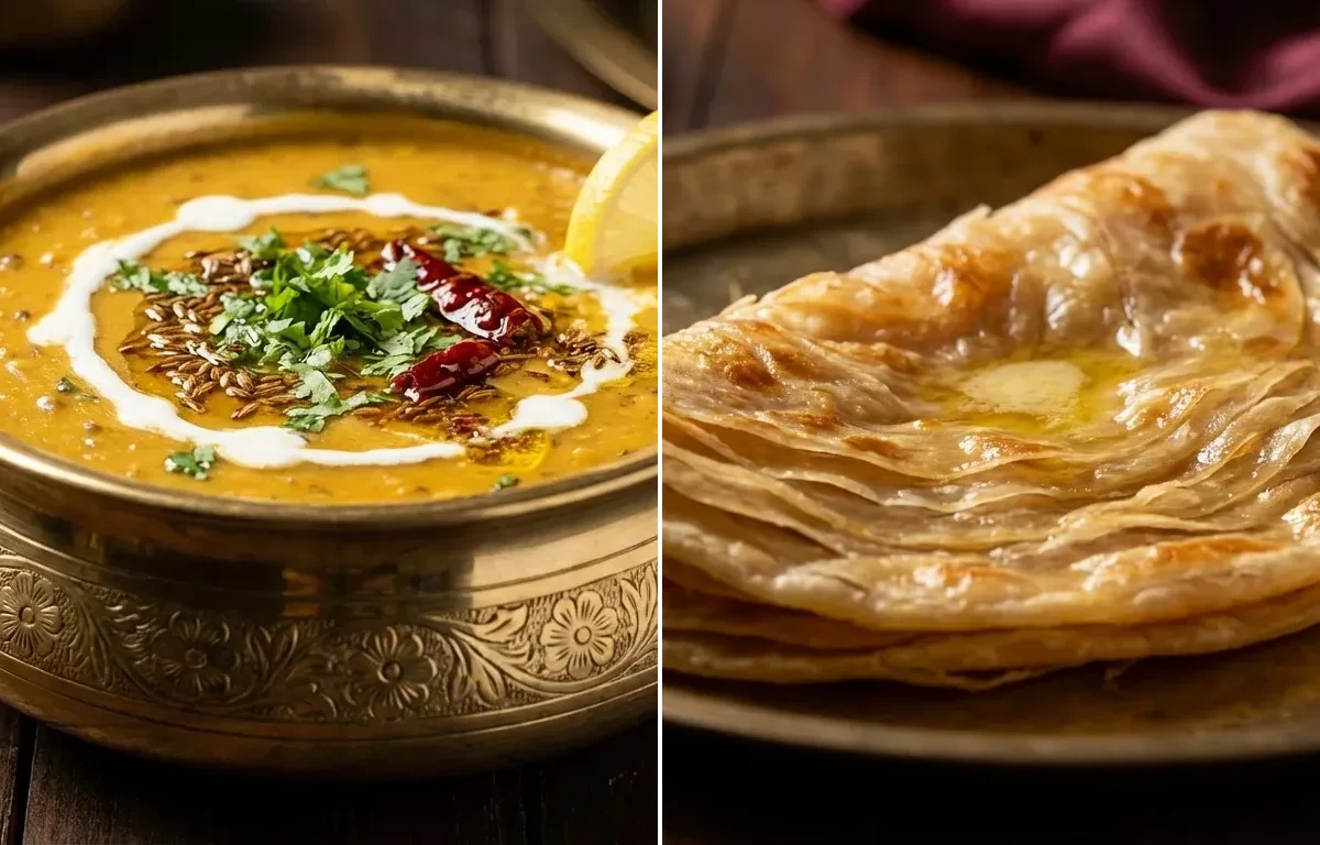 Dal Sultani with Warqi Paratha