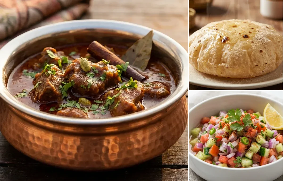 Dhaas Gosht with Phulka