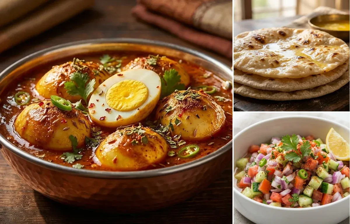 Egg Curry with Chapati
