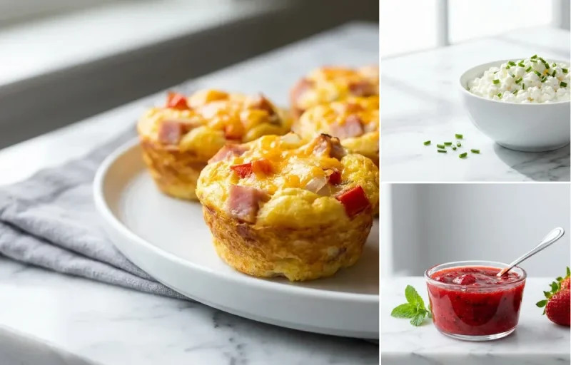 Egg Muffins with Ham and Cheese
