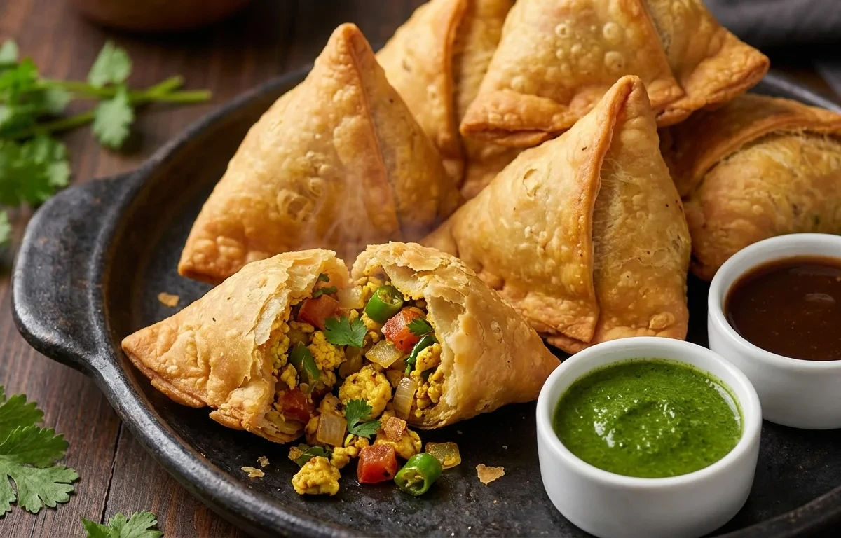 Egg Patti Samosa