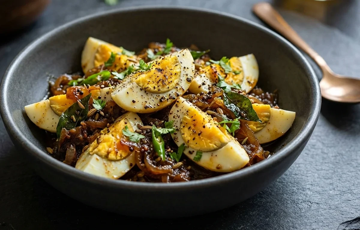 Egg Pepper Fry