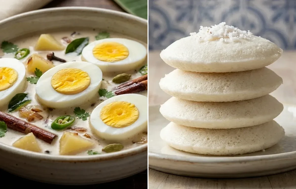 Egg Stew with Goan Sanna