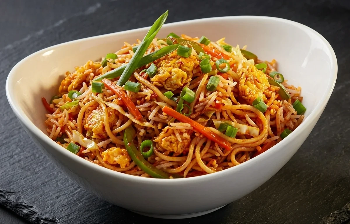 Egg Triple Schezwan Rice