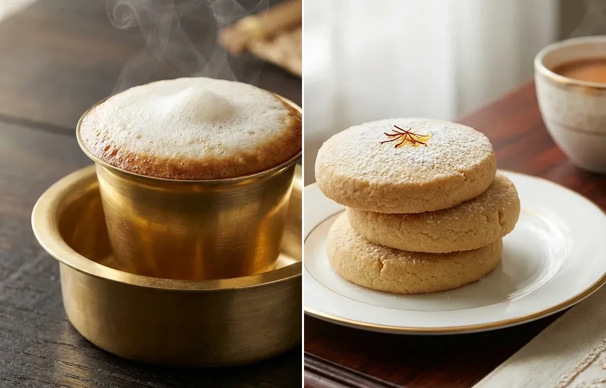Filter Coffee with Osmania Biscuit