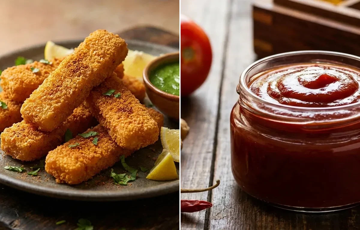 Fish Fingers with Tomato Ketchup