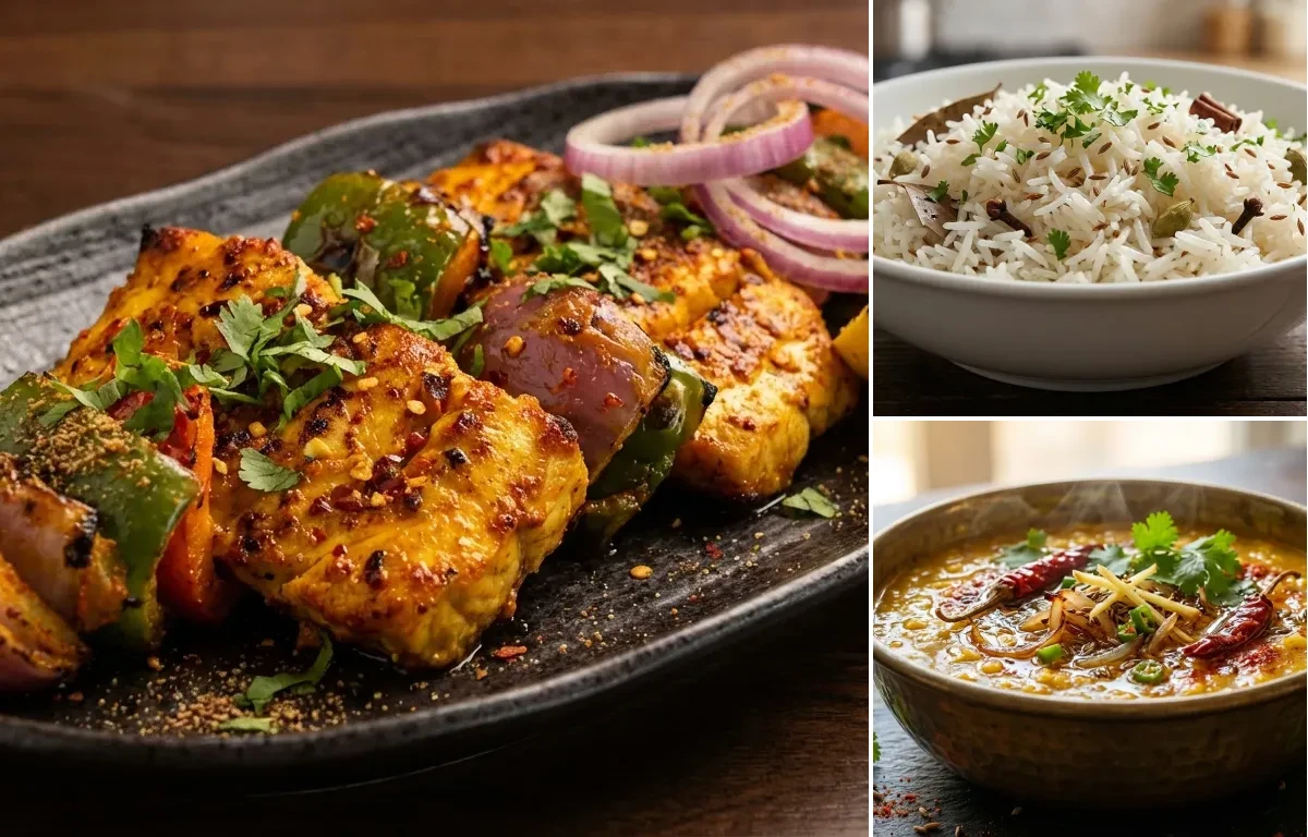 Fish Tikka with Dal Tadka