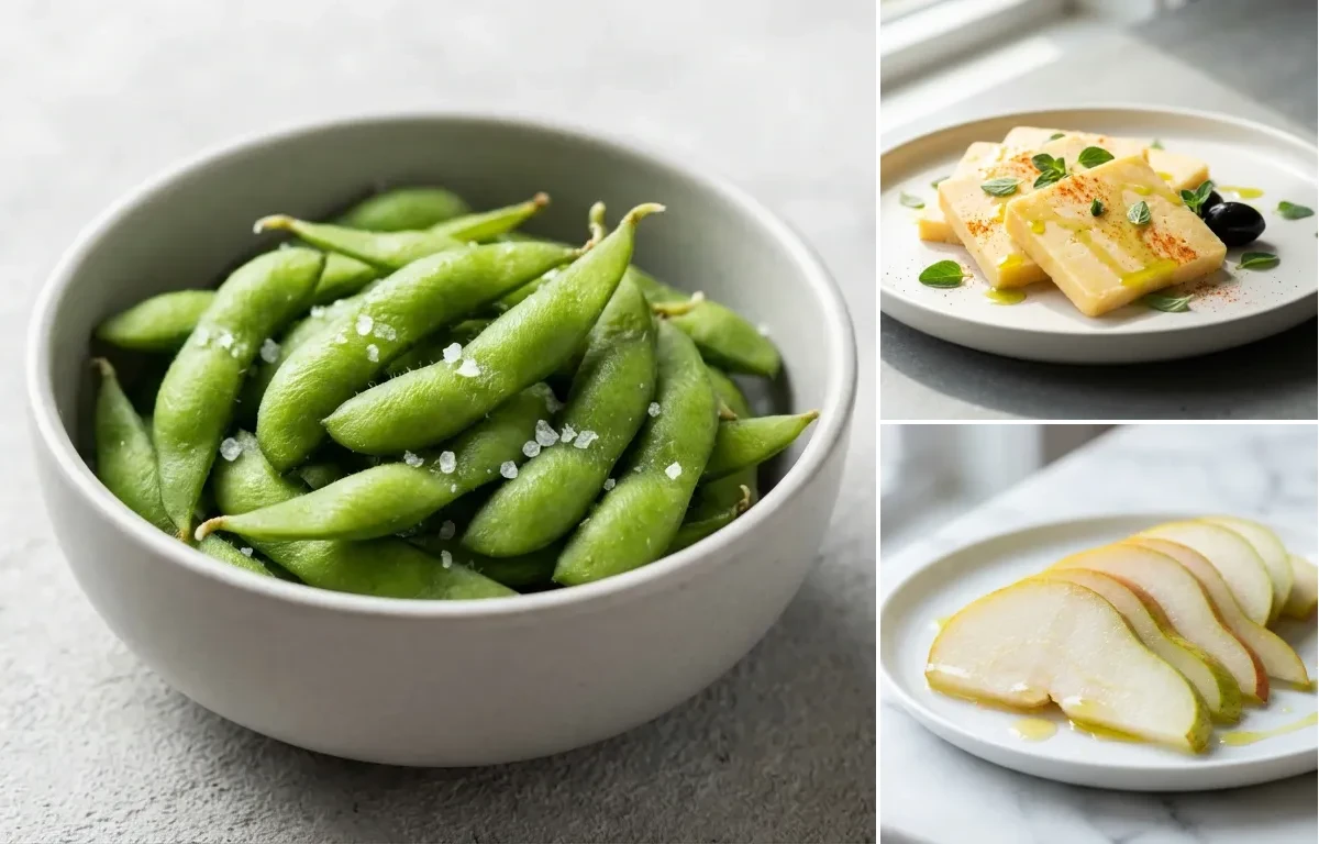 Fresh Pear with Cheddar