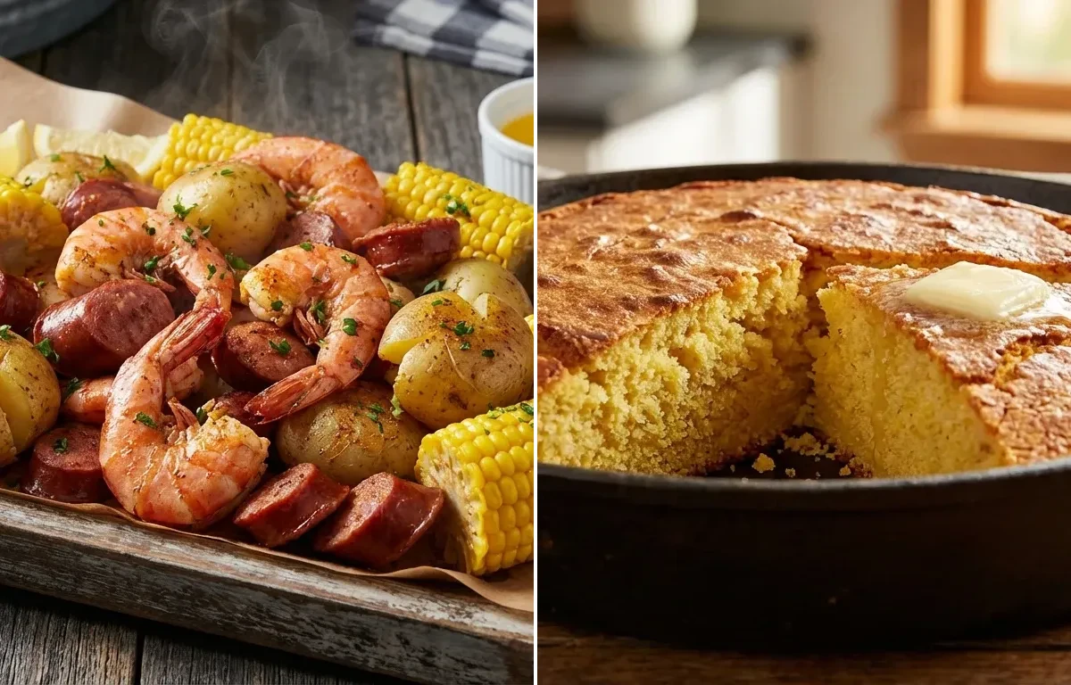 Frogmore Stew with Cornbread