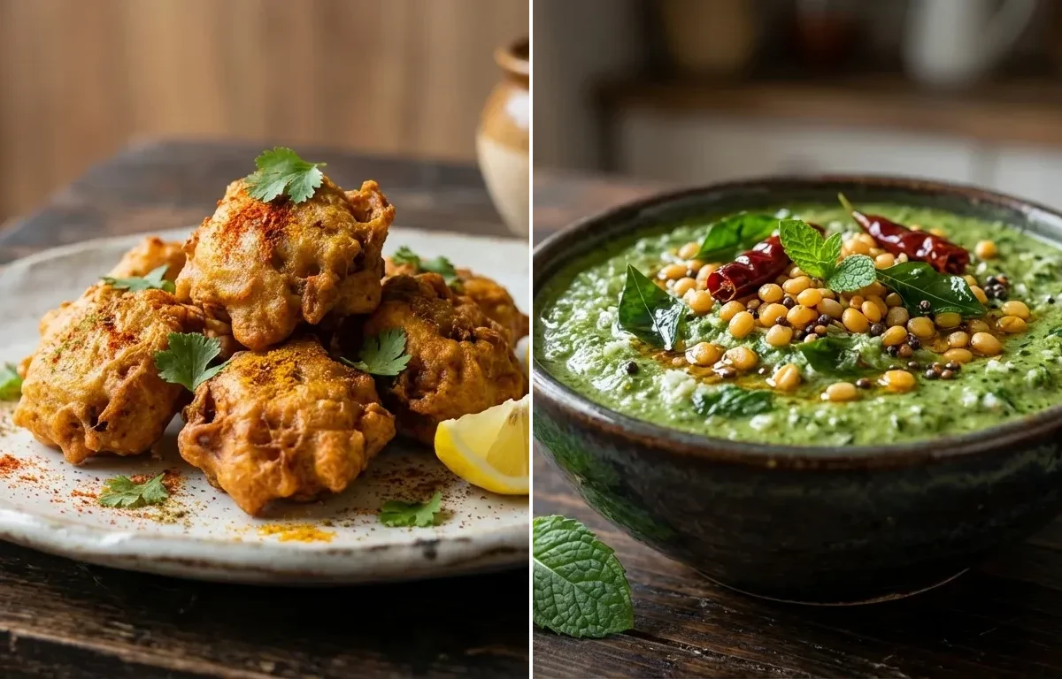 Gaad Monje with Pudhina Chutney