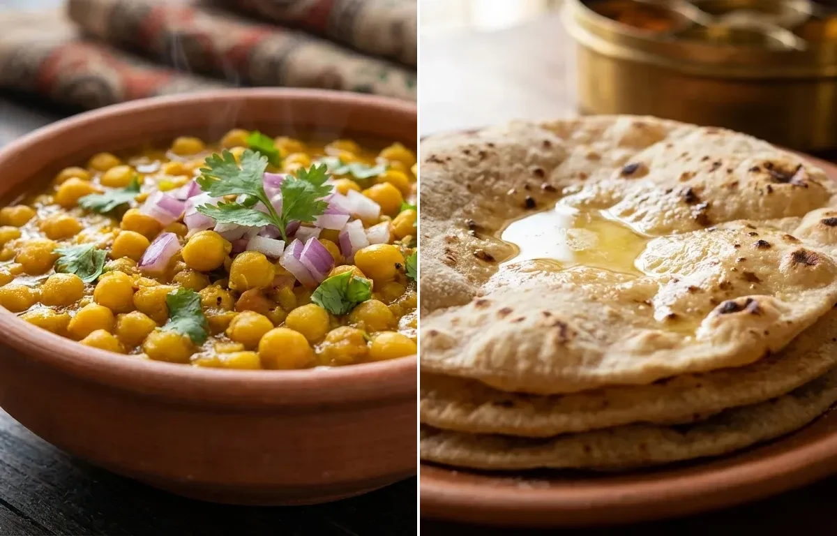 Ghugni with Roti