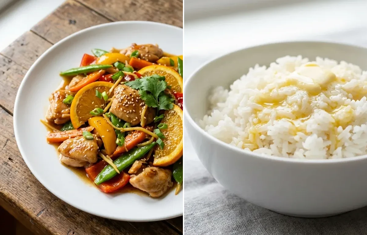 Ginger Citrus Stir-Fry with Jasmine Rice