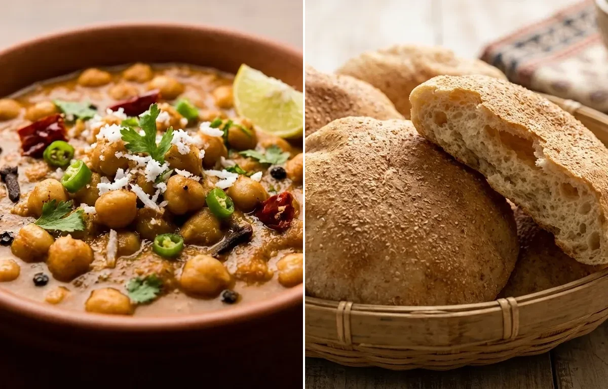 Goan Chana Masala with Goan Poee Bread