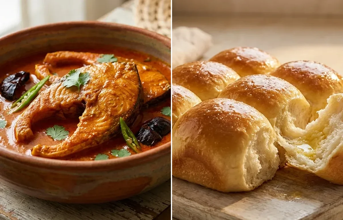 Goan Fish Curry with Ladi Pav