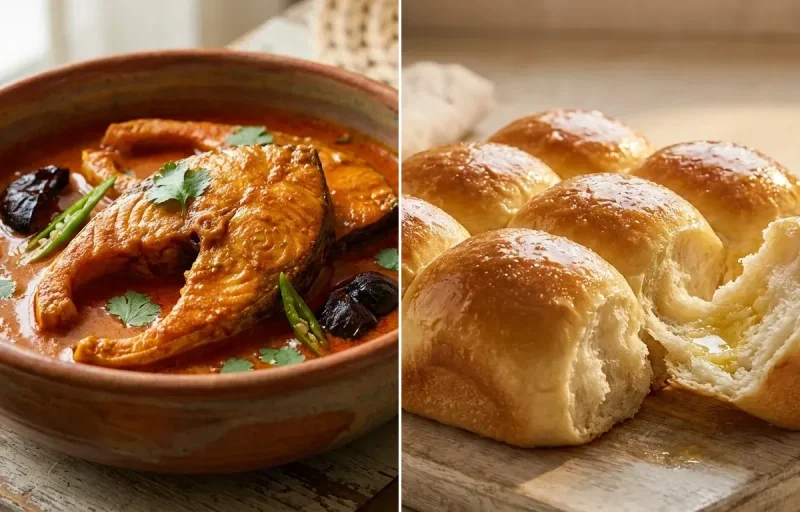 Goan Fish Curry with Ladi Pav