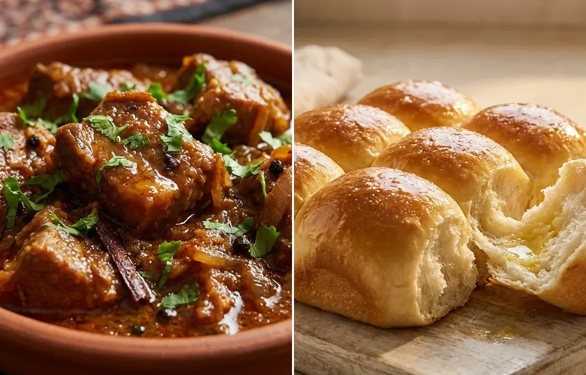 Goan Pork Assado with Ladi Pav