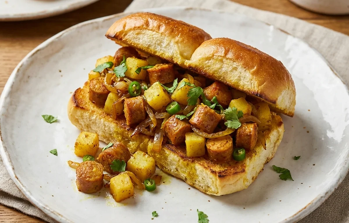 Goan Sausage Pao