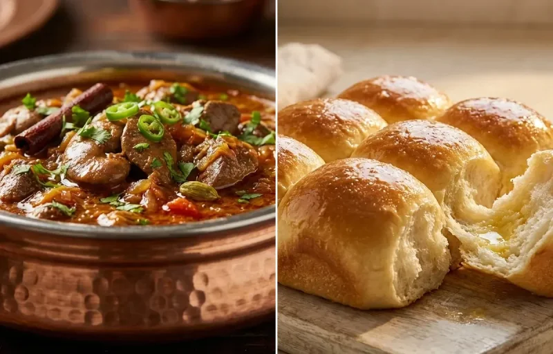 Gurda Kaleji Masala with Ladi Pav