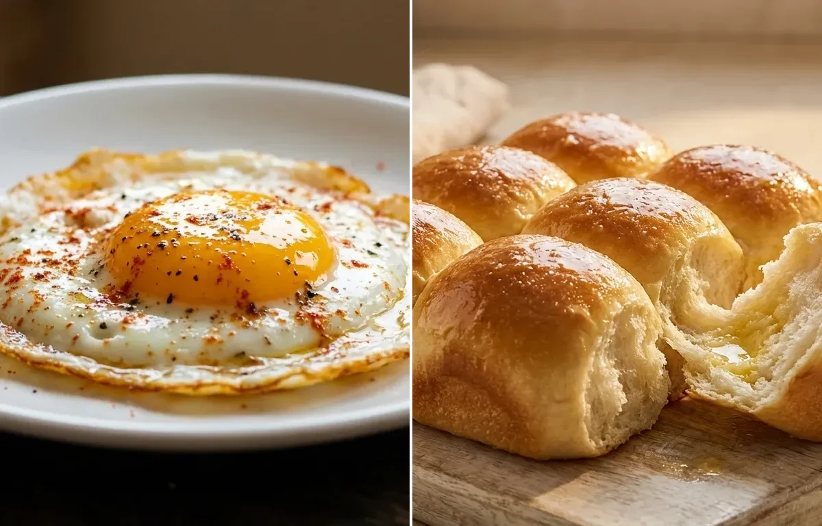 Half Fry with Ladi Pav
