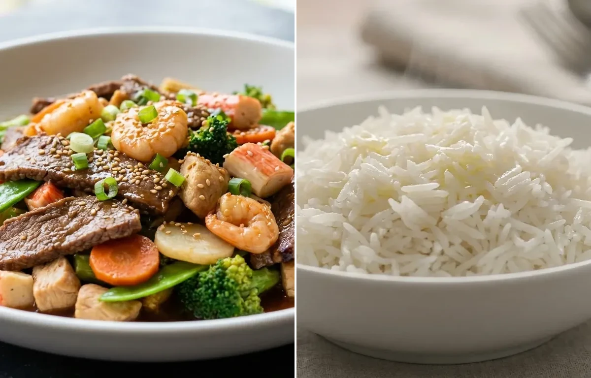 Happy Family Stir Fry with Steamed Basmati Rice