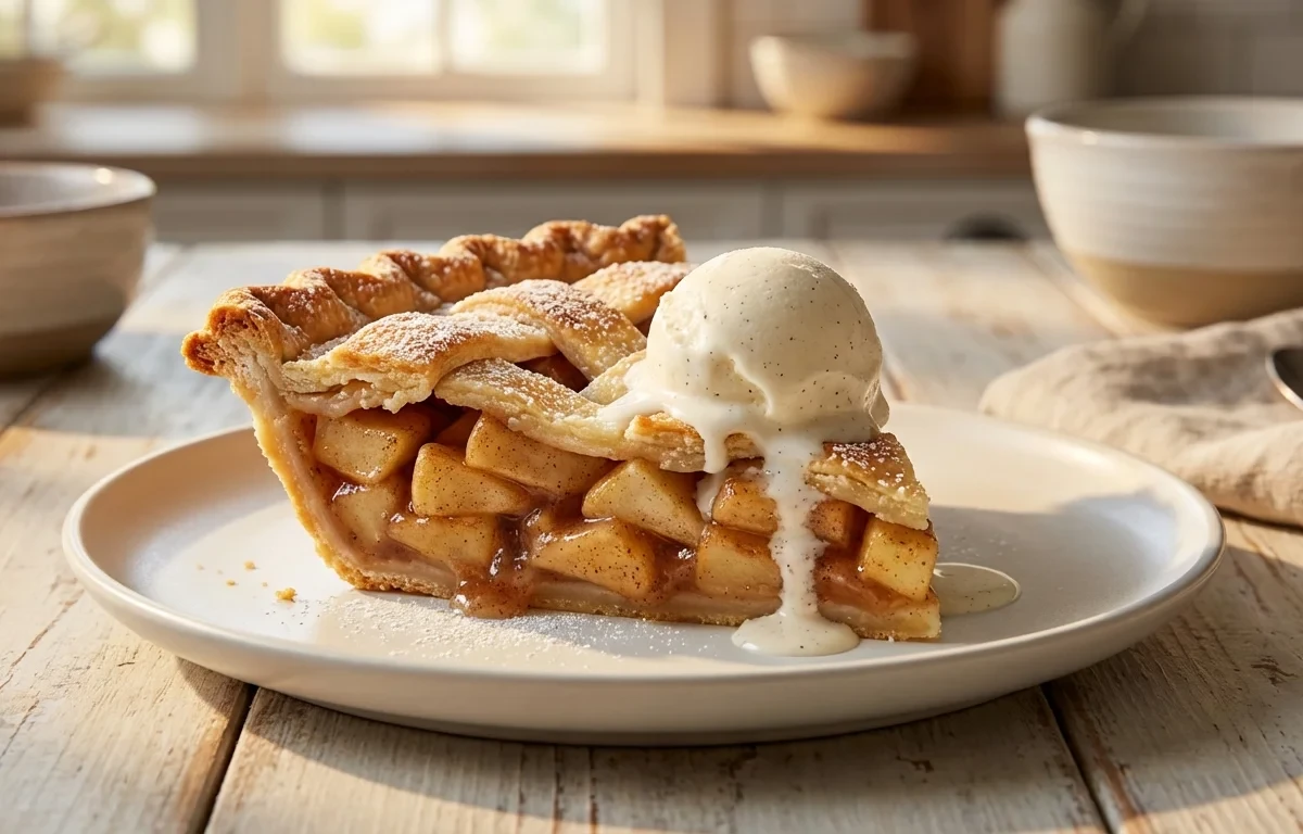 Herbed Ricotta Bake with Apple Pie